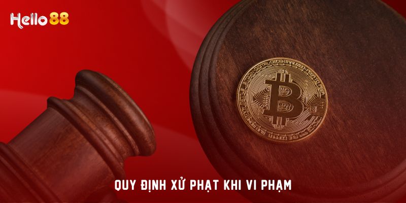 Quy định xử phạt khi vi phạm