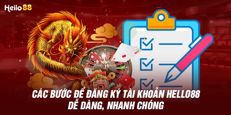 Tạo tài khoản tại nhà cái Hello88 dễ dàng, nhanh chóng